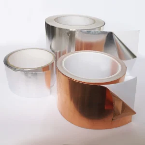 50 70 90mm wide self adhesive Copper Aluminium foil screening shielding tape E40