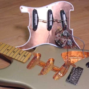 25m Copper Foil Conductive Tape Guitar EMI Shielding Adhesive Barrier, 3 Widths